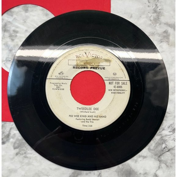Pee Wee King You Can't Hardly Get Them No More / Tweedle Dee 45 Country Promo - Picture 7 of 7